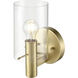 Apolla Indoor Wall Sconce Wall Light in Vintage Brass